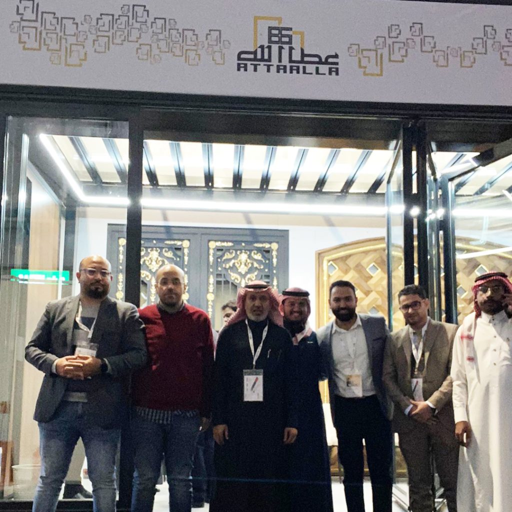 The second day at the Atallah booth in the Big 5 Saudi exhibition