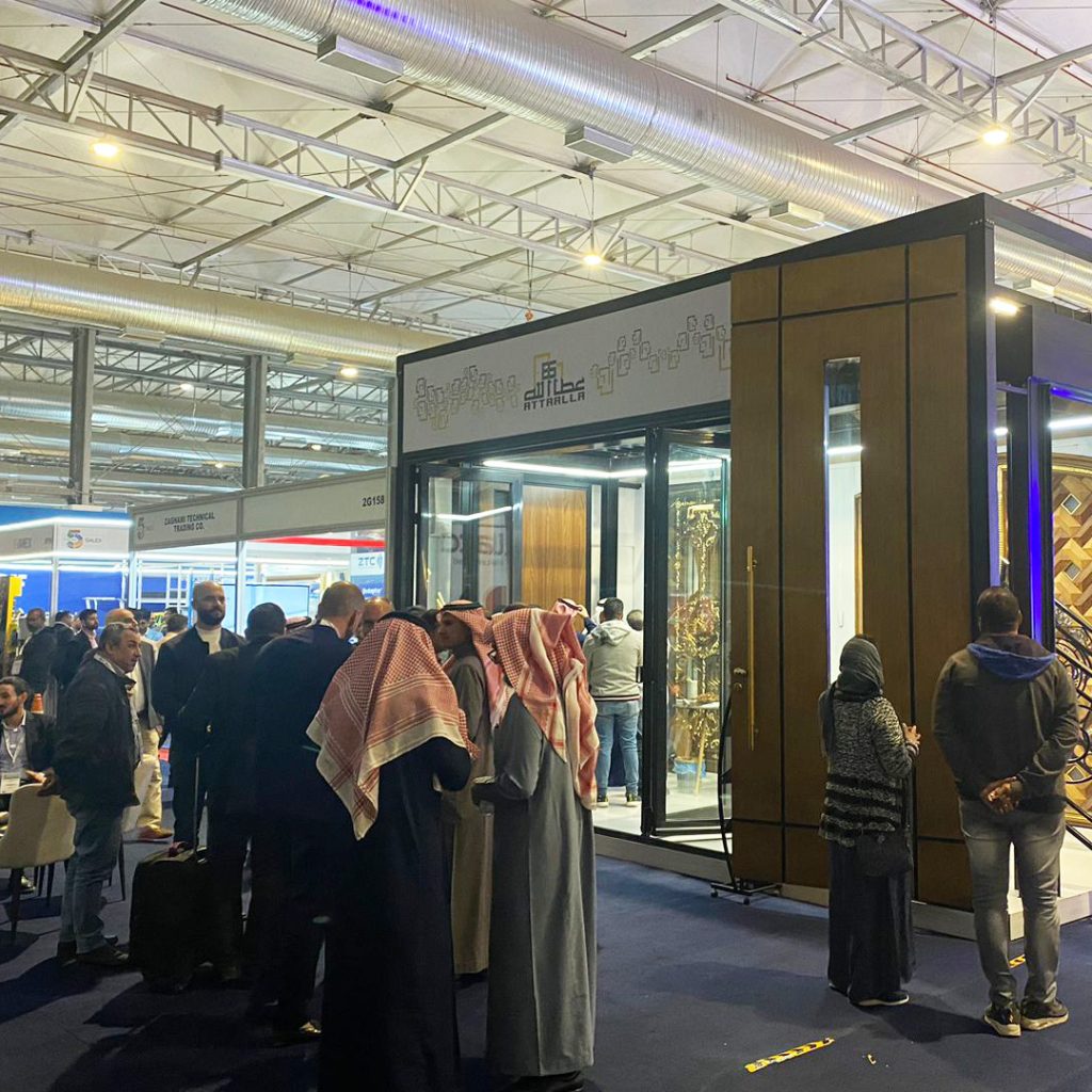 The third day at the Atallah booth in the Big 5 Saudi exhibition